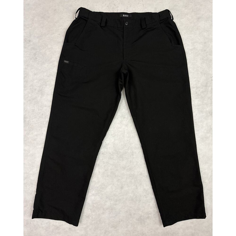 5.11 Tactical Fast Tac Urban Pants Mens 38x30 Black Ripstop Utility Workwear